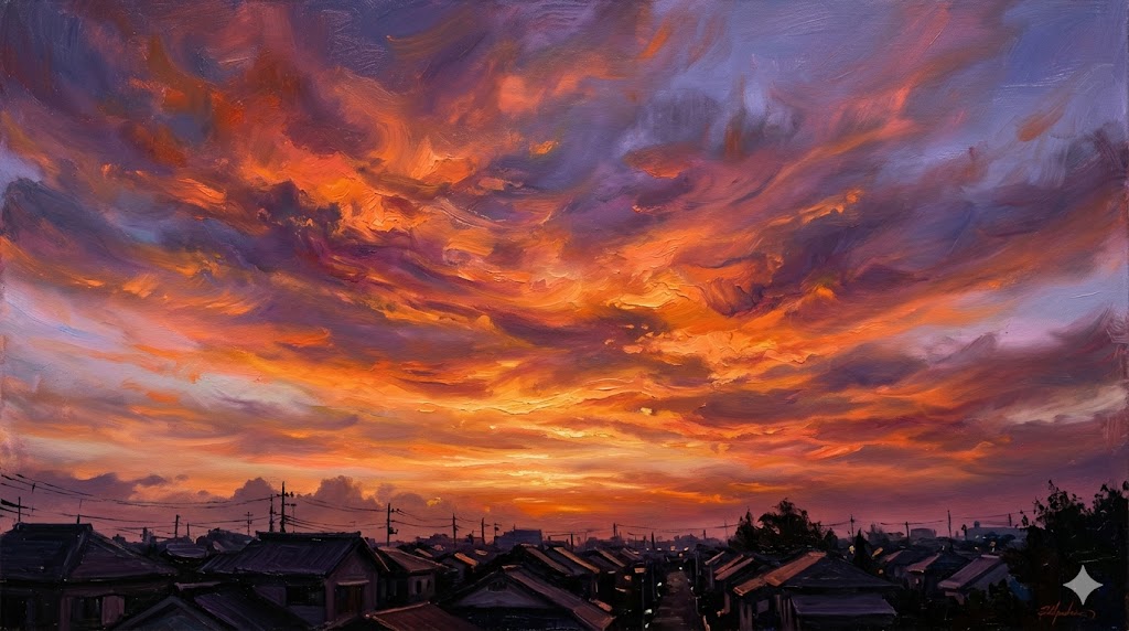 広がる青空とタイトル